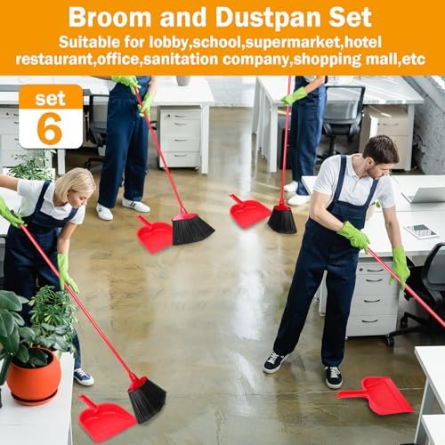 Maxcheck 6 Pcs Broom and Dustpan Set - Image 7