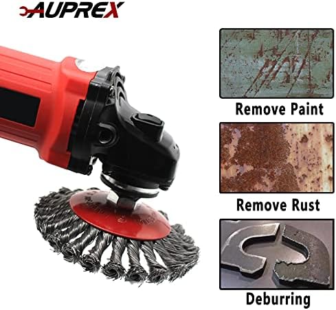 AUPREX 2 Pack 4 Inch Twist Knotted Wire Wheel Brush - Image 7