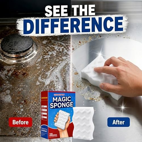 3X Density Magic Sponge Eraser, 20 Pack Cleaning Sponge - Image 5
