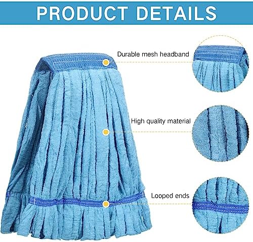 Lallisa 4 Pcs Microfiber Mop Heads Replacement Tube - Image 3