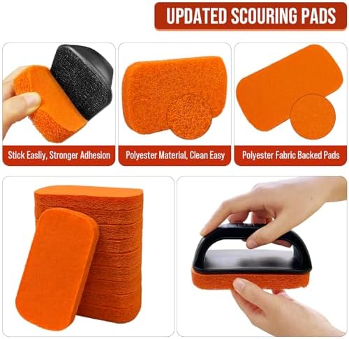 Griddle Cleaning Kit for Blackstone, Non-Scratch Scouring Pads for Kitchen - Image 3