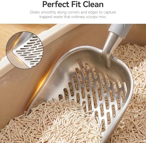 Cat Litter Scoop, Kitty Metal Scooper - Image 6