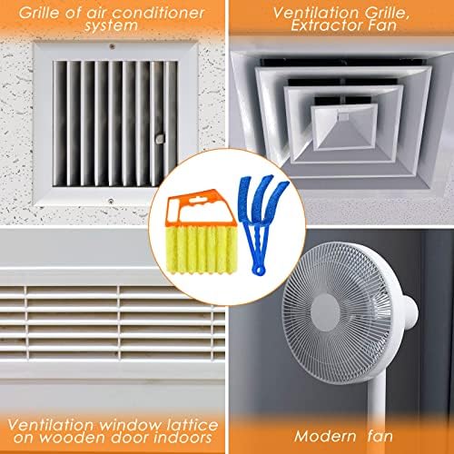 4 Pcs Window Blind Cleaner Tool, 7 Finger Blind - Image 4