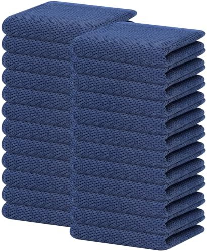 Homaxy 100% Cotton Waffle Weave Kitchen Dish Towels 24-Pack by Homaxy