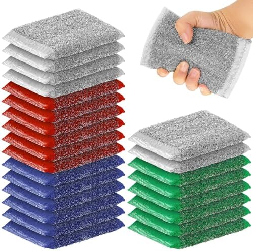 Thyle 24 Pack Kitchen Sponges for Dish, Non Scratch Scrubber by Thyle