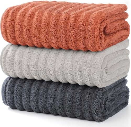 Luxury 3-Piece Quick-Dry Bath Towel Set – Ultra Soft Microfiber Towels - Image 2