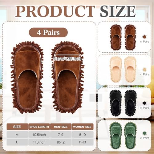Jecery Microfiber Mop Slipper - Image 4