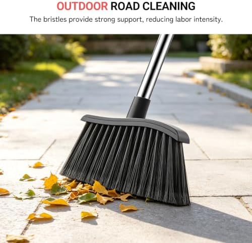 Angle Broom, 59‑in Long Handle Kitchen Brooms - Image 7