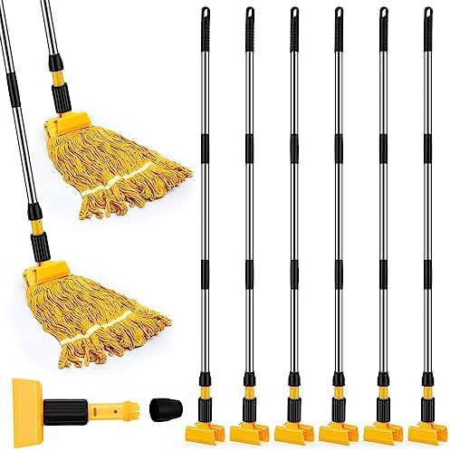 Thyle 6 Pack Stainless Steel Commercial Mop Handle by Thyle