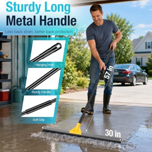 SOBONNE 30" Large Floor Squeegee Broom - Image 2