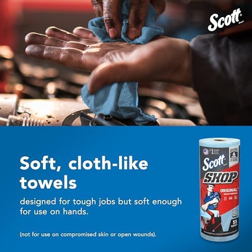 Scott Shop Towels Original, 55 Towels/Roll, 30 Rolls/Case - Image 4