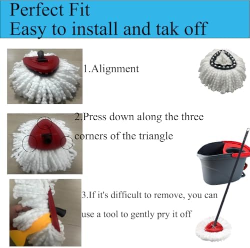 6PCS Spin Mop Heads Replacements Compatible - Image 6