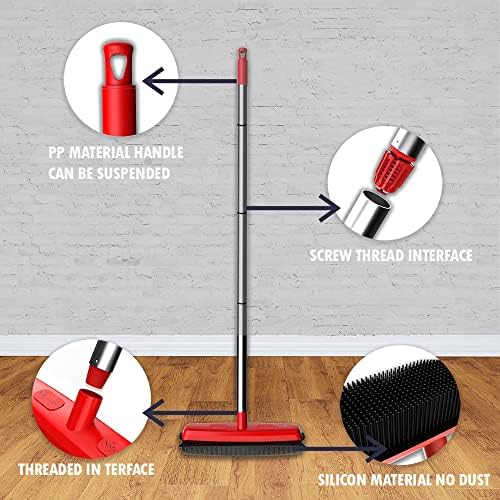 Rubber Bristle Expandable Broom Set - Image 5