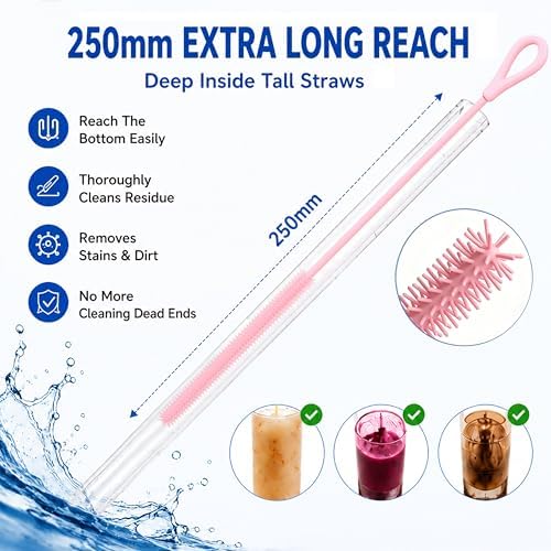 2pcs Replacement Straw Silicone Brush - Image 3