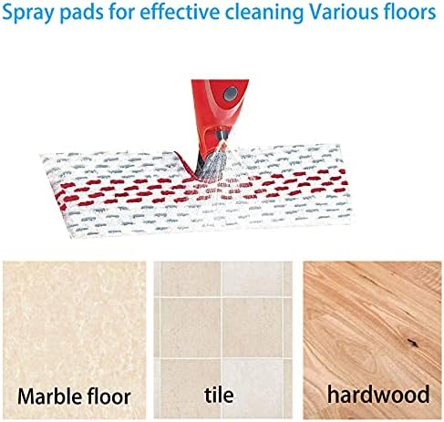 6 Pack Replace Mop Pads for Promist Max Microfiber Spray Mop Refill, Washable - Image 4