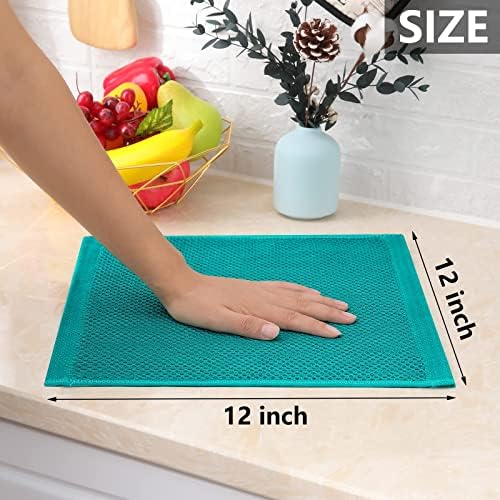 Homaxy 100% Cotton Waffle Weave Kitchen Dish Cloths 18-Pack - Image 5