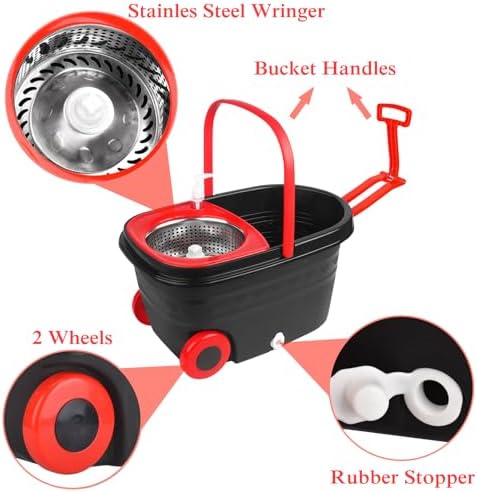 Spin Mop Bucket, Spin Mop Bucket System - Image 3
