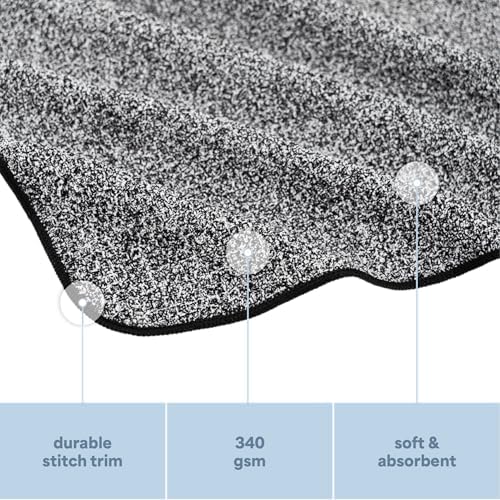S&T INC. Microfiber Gym Towels, 6 Pack - Image 2