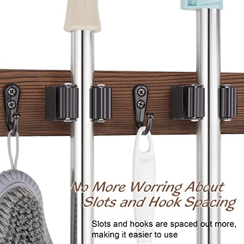 OUTNILI Mop Broom Holder Wall Mount - Image 5