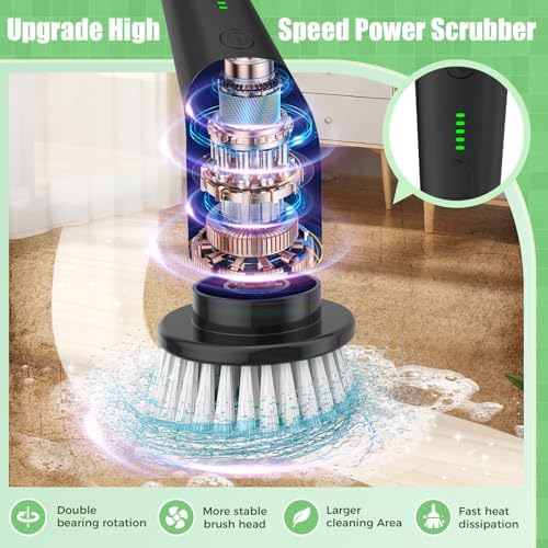 YKYI Electric Spin Scrubber, Cordless Power Cleaning Brush - Image 3