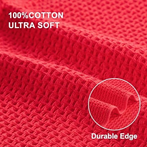 joybest Cotton Kitchen Dish Cloths, 12x12 Inches - Image 2