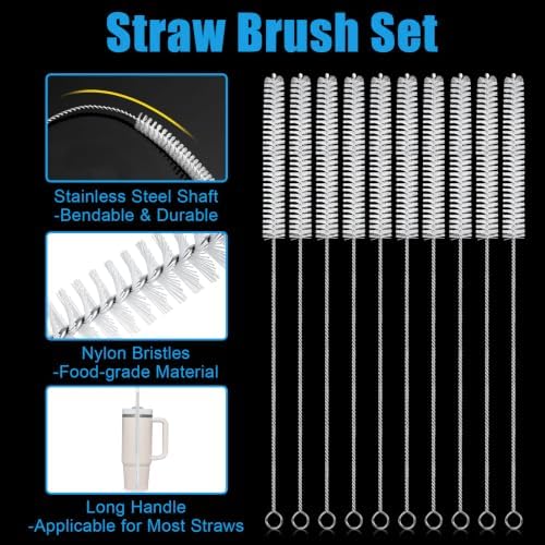 12Pcs Multifunctional Cleaning Brush, 3-in-1 Lid Cleaning Brush Set - Image 5
