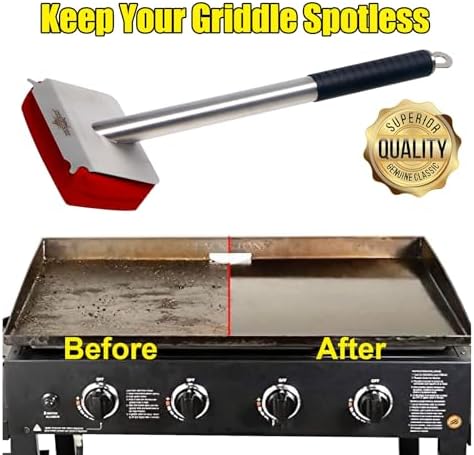 XUDAKAIXIN Grill Brush Bristle Free, BBQ Replaceable Scraper Cleaning Head - Image 6