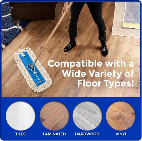 Nine Forty 36" Premium Cotton Dust Mop Kit - Image 7