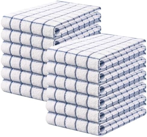 Homaxy Premium Kitchen Towels, Check Design by Homaxy