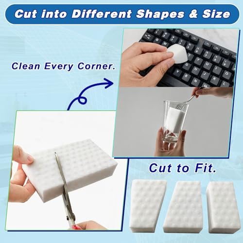 20 Pack Magic Cleaning Sponge Erasers 2X Density Melamine Foam Sponges Bulk - Image 4