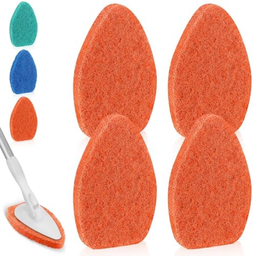 Baderke 4 Pcs Tub Tile Scrubber Cleaning Brush Pad by Baderke