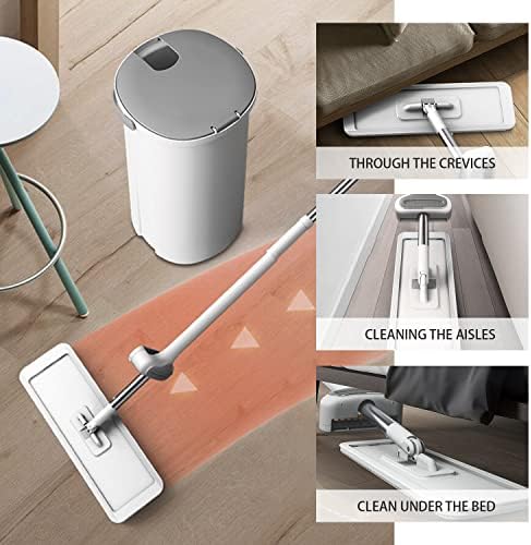 360 Hands-Free Self Wringing Floor Cleaning Mop, Flat Mop - Image 3