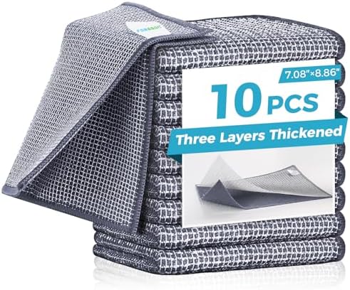 Forggon Non Scratch Wire Dishcloth, New Upgrade 3-Layer, 7.08"X8.86" by Unknown