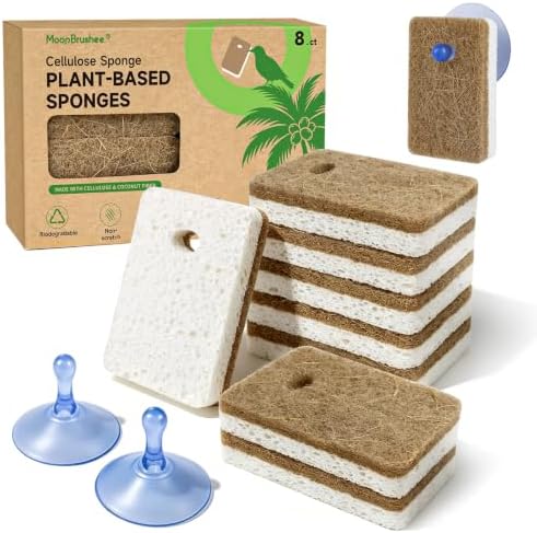 8 Pack Eco Friendly Kitchen Sponges by Unknown