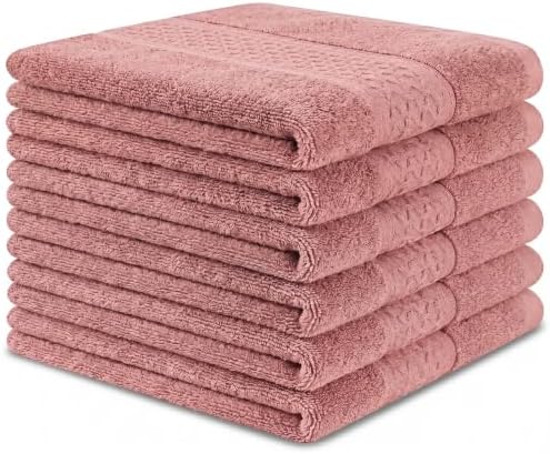 Washcloths Set, 13x13 Inch by INFICRIME