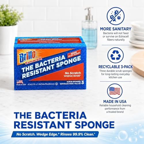 Brillo Estracell No Scratch Scrub Sponge - Image 4