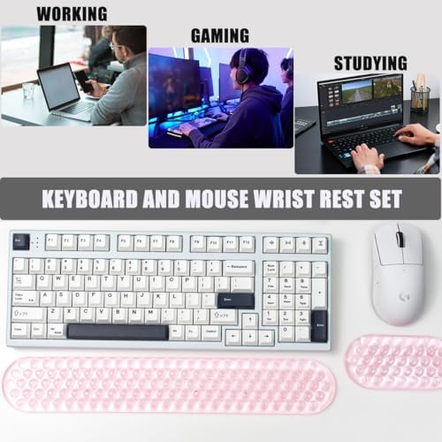 Gel Keyboard and Mouse Wrist Rest Set, Wrist Pad - Image 6