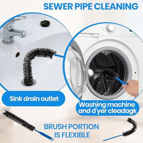 Dryer Lint Trap Cleaning Brush Set, Dryer Vent Cleaner Kit - Image 3