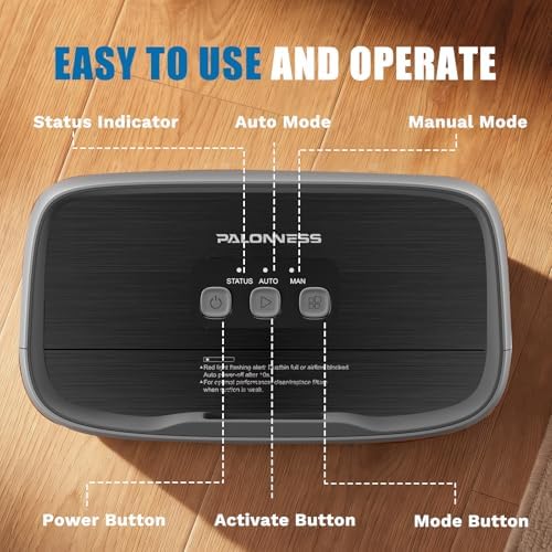 Pro Touchless Vacuum Automatic Dustpan, 6L electric dustpan - Image 4