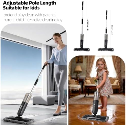 Electric Spray Mop Hardwood Floor Cleaning Cordless Wet Dry Floor Cleaner - Image 6