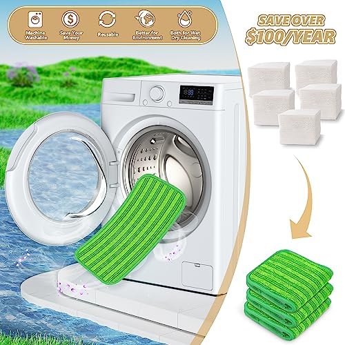 Papclean 3 Pack Reusable Mop Pads Refills Compatible - Image 4