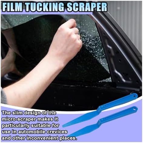 2PCS Car Window Tint Tools, Flexible Vinyl Wrap Squeegee - Image 4
