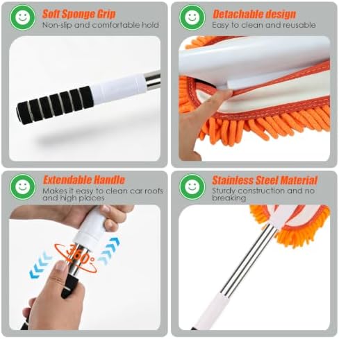 Chenille Car Duster Exterior - Image 6