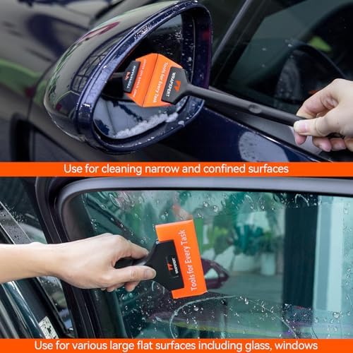 WRAPXPERT Window Tint Tools 2Pack, Small Squeegee 5 inch & Mini Squeegee - Image 3