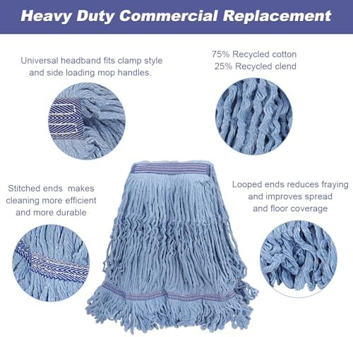 Commercial Heavy Duty Mop Head Replacement - Image 2