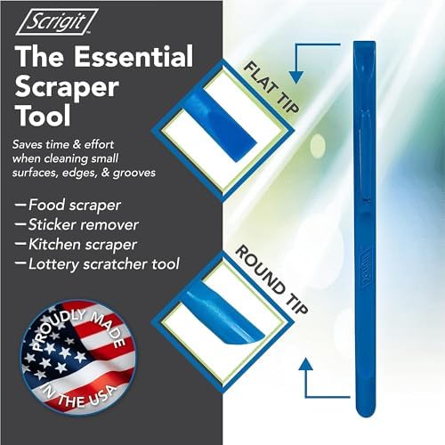 Scrigit Scraper No-Scratch Plastic Scraper Tool, 2 Pack - Image 2
