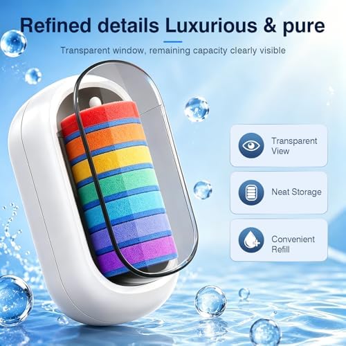 Disposable Toilet Brush Set, 7 Color-Coded Handles - Image 2