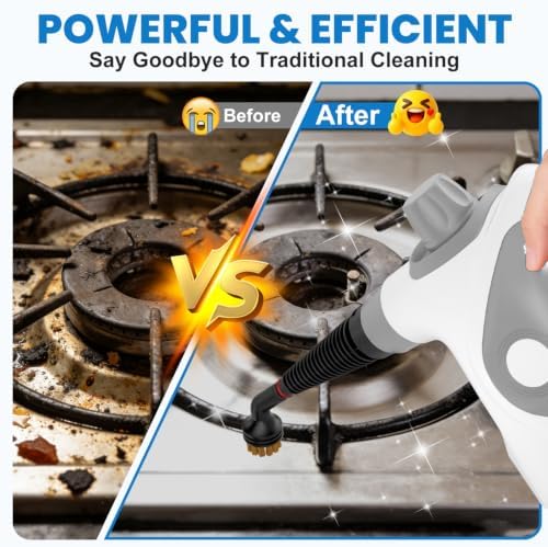 Handheld Steam Cleaner for Home, Pressurized Portable Steamer for Cleaning - Image 7