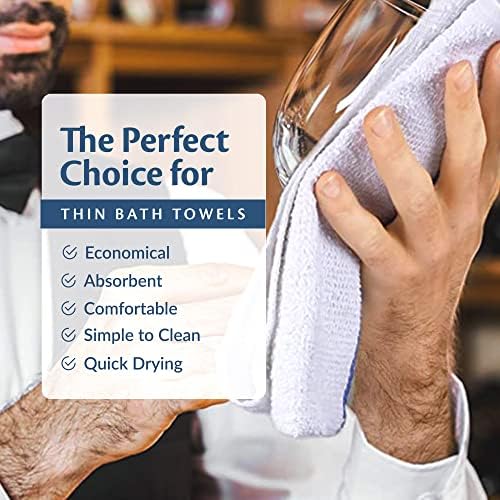 Cleaning Towels, 100% Cotton Bar Mops, 36 Pack - Image 4