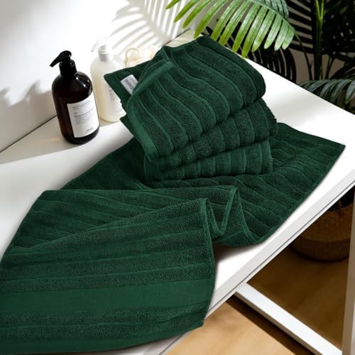 Jacquotha 4-Pack Hand Towels Ribbed – Kitchen & Bathroom - Image 2
